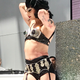 Violet Chachki performs burlesque in front of a Zara